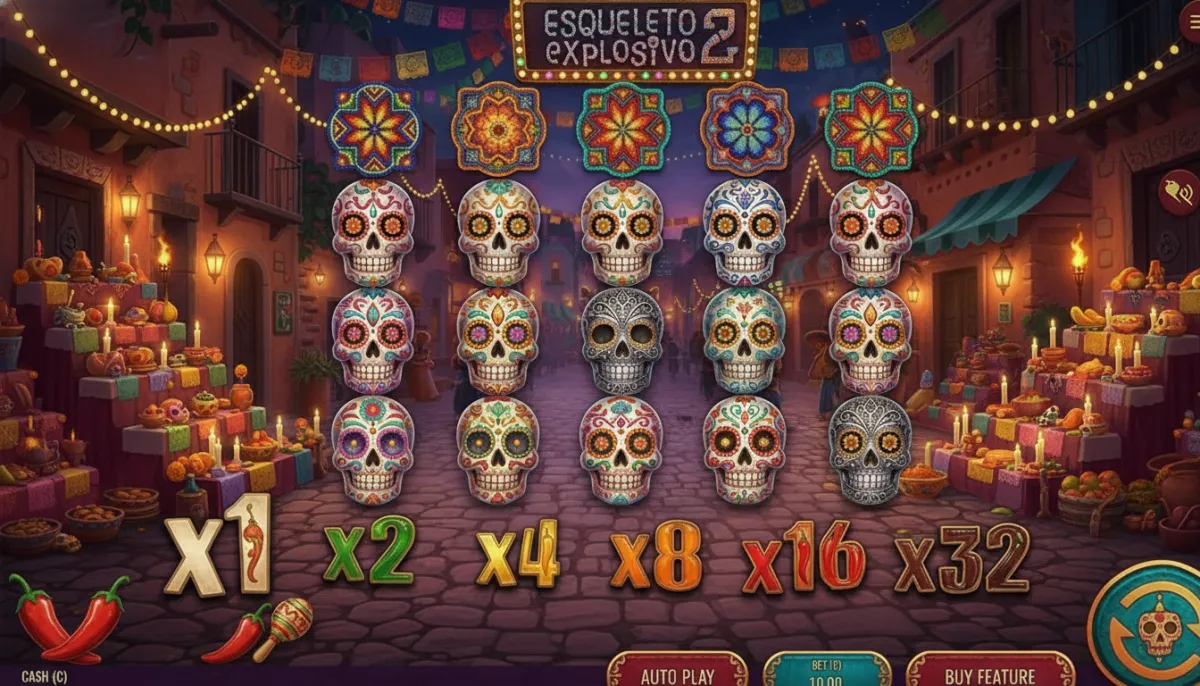 Il gioco Esqueleto Explosivo 2 ha slot molto simili per struttura e opzioni, che verranno discusse
